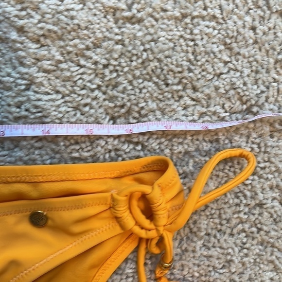 Raisins XL yellow gold XL bikini bottom with side ties - Picture 6 of 8